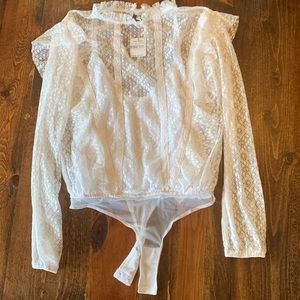 Free people lace bodysuit